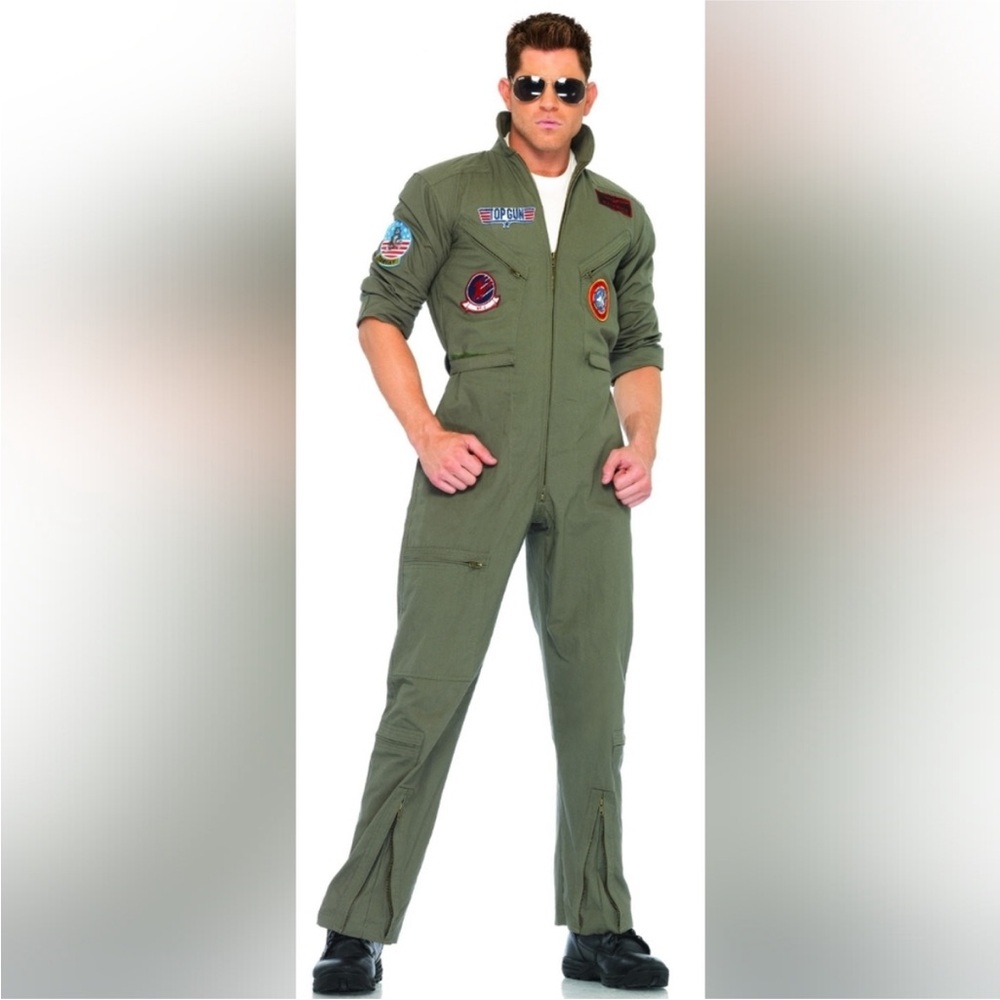 Top Gun Maverick Pilot Halloween Costume Men's Size X-Large